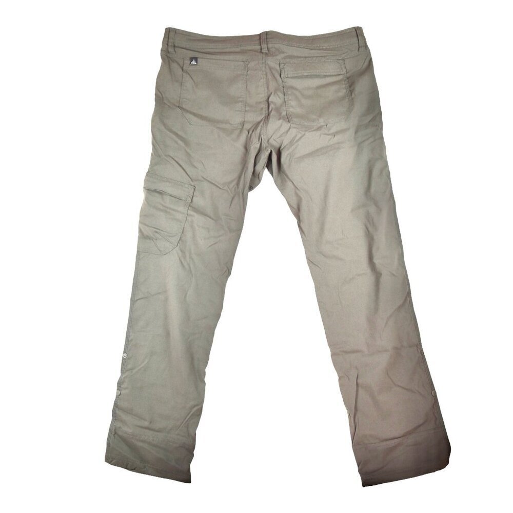 prAna Stretch Zion Pant II Men's Hiking Cargo Pants Size 40 x 32 Khaki Tan - Picture 2 of 10